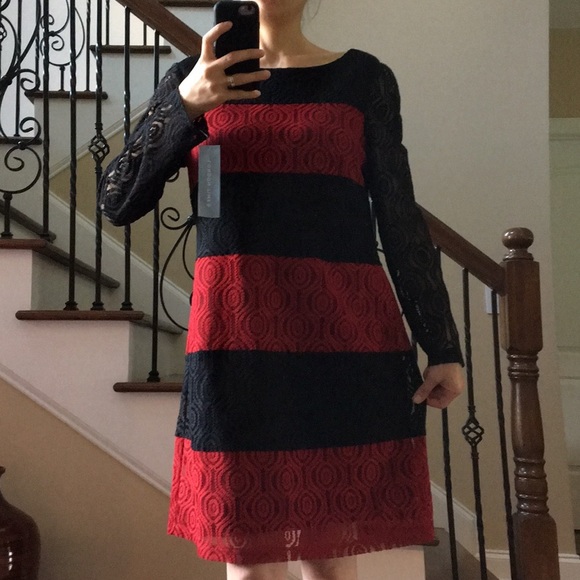 LONDON TIMES LACE DRESS NWT - Picture 3 of 7